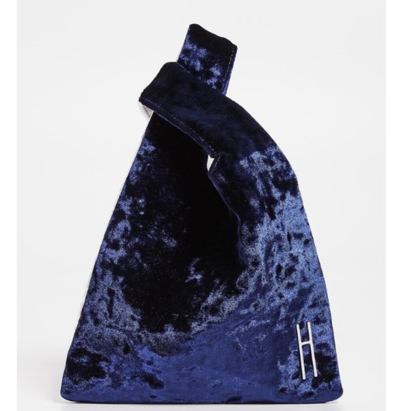 Hayward Handbags - Hayward Mini Velvet Shopper Top Handle Bag